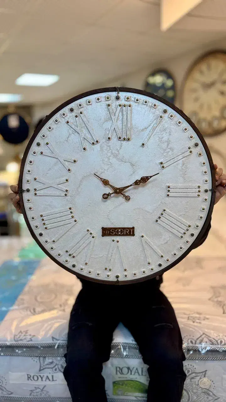 ساعت های دیواری کتیبه  بیسورت در رنگبندی و سایز|ساعت دیواری و تزئینی|رشت, گلباغ نماز|دیوار