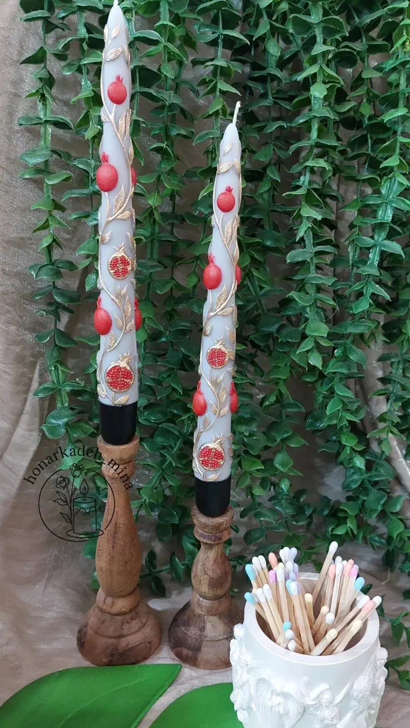 شمع های یلدایی|صنایع دستی و سایر لوازم تزئینی|بندرعباس, |دیوار