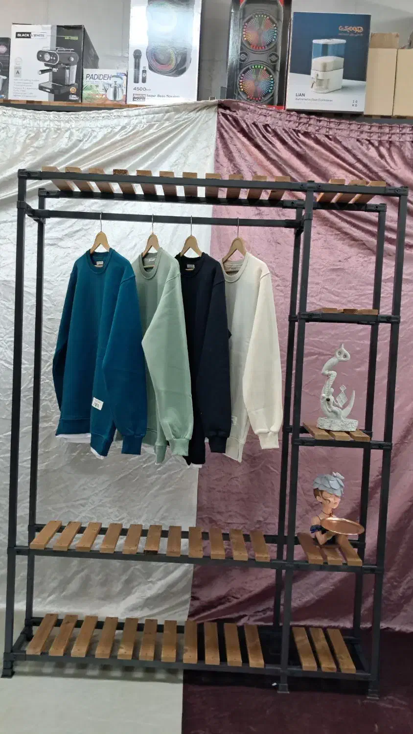 رگال فلزی لباس|جاکفشی، کمد، دراور|اندیشه, اندیشه فاز ۴|دیوار