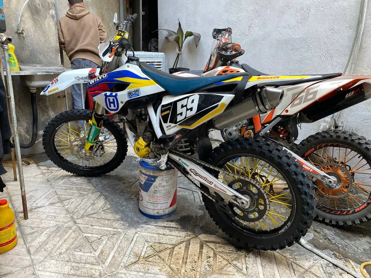 هاسکی 350 crf kxf ktm yz yzf کراس 450 250 اندرو|موتورسیکلت|تهران, شمسآباد|دیوار