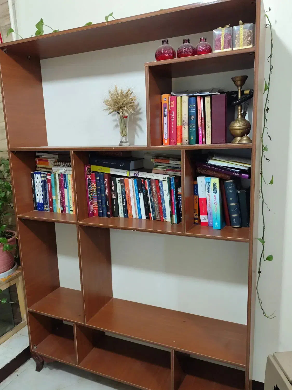 کتابخانه بزرگ محکم و شیک|کتابخانه، شلف، قفسه‌های دیواری|اهواز, کوی باهنر|دیوار