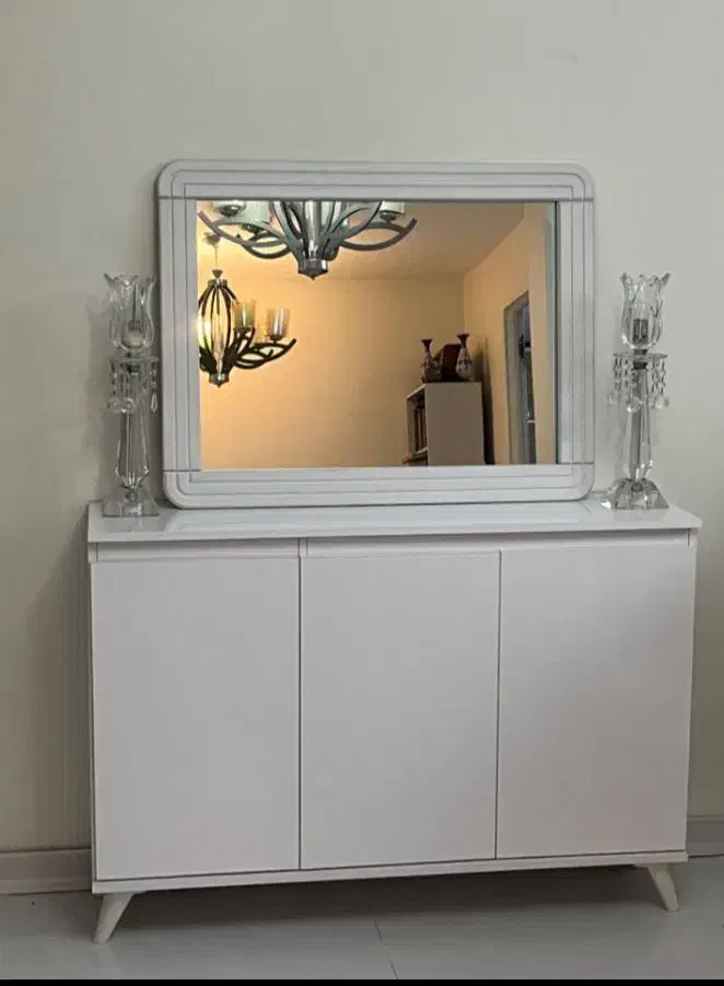 جاکفشی کلاسیک طرح کنسول درب ام دی اف بدون دستگیره|جاکفشی، کمد، دراور|تهران, شهرک ولیعصر جنوبی|دیوار