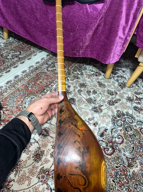 ساز تنبور کاسه ایی|سازهای سنتی|قدس, شهر‌قدس|دیوار