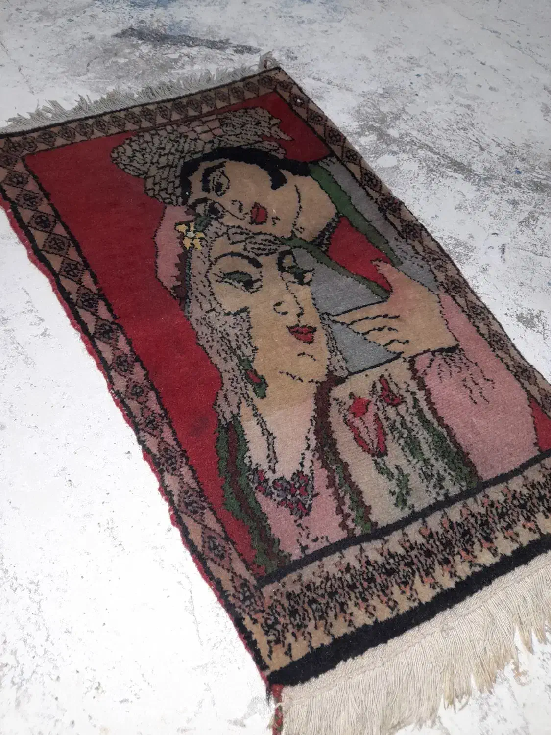 پادری دست‌باف قدیمی|پادری|کرمانشاه, |دیوار