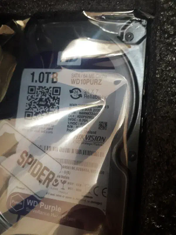 هارد وسترن بنفش یه ترابایت|قطعات و لوازم جانبی رایانه|اصفهان, ملک‌شهر|دیوار