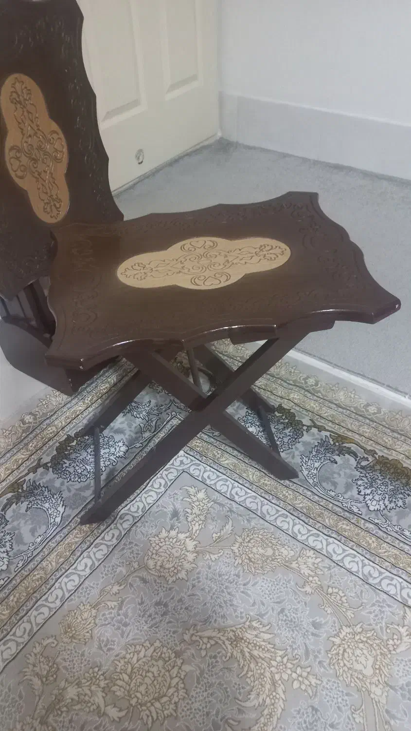 میز عسلی تاشو چوبی ۴ عددی|مبلمان خانگی و میز عسلی|ابهر, |دیوار