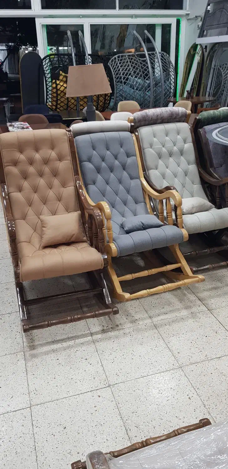 صندلی راک چوبی / مبلی|مبلمان خانگی و میز عسلی|کرمانشاه, |دیوار