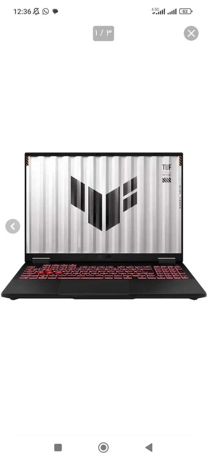 لپ تاپ ایسوس tuf gaming 5050 رایزن|رایانه همراه|اهواز, نادری|دیوار