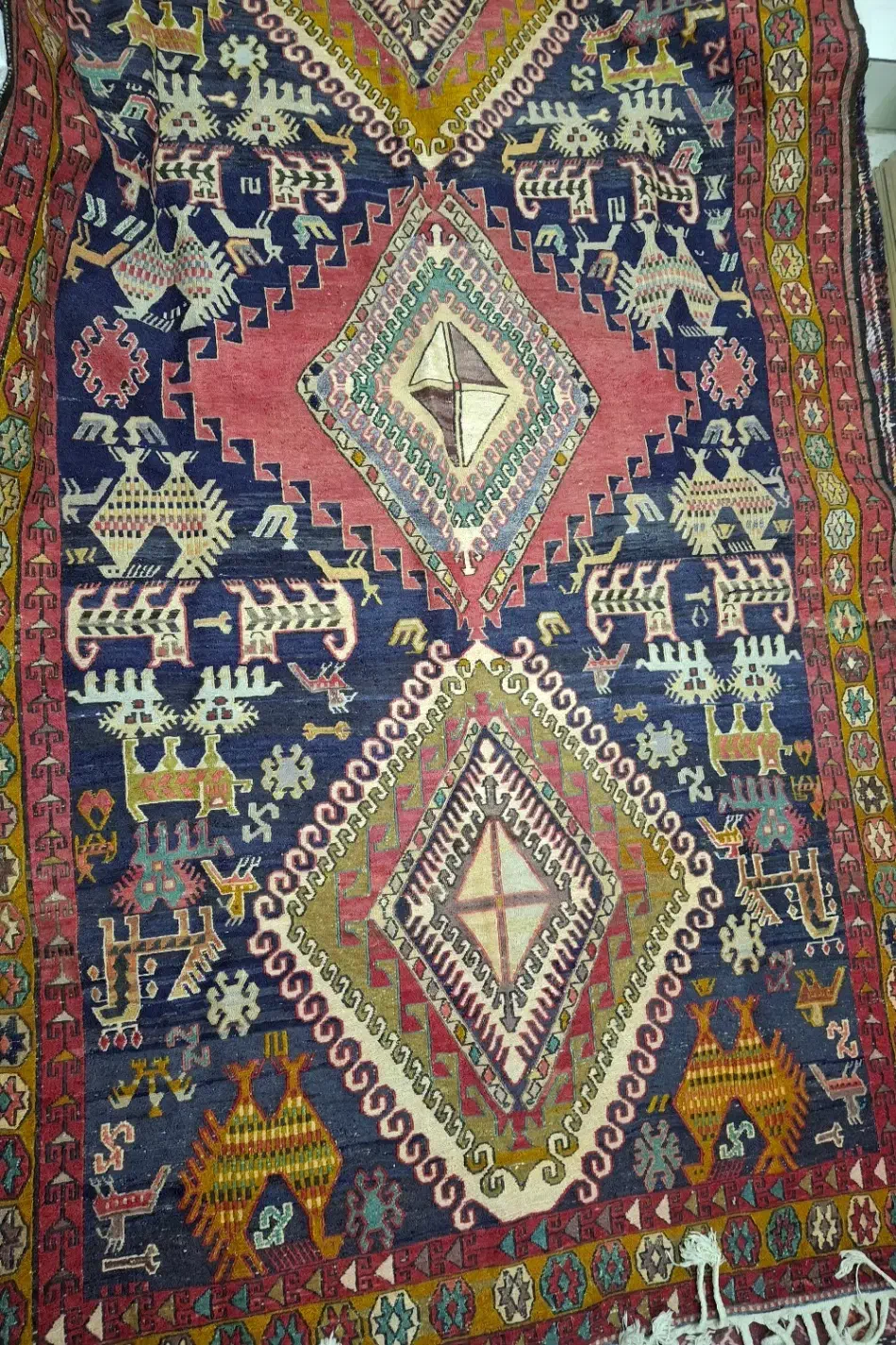 فرش و گلیم و جاجیم انتیک|فرش|تبریز, |دیوار