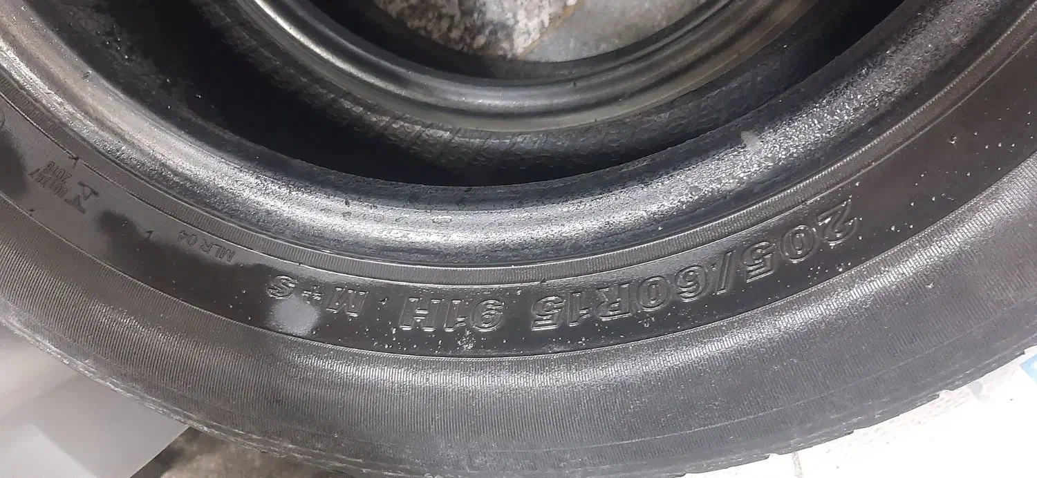 ۴عددتایر ۱۵|قطعات یدکی و لوازم جانبی|بناب, |دیوار