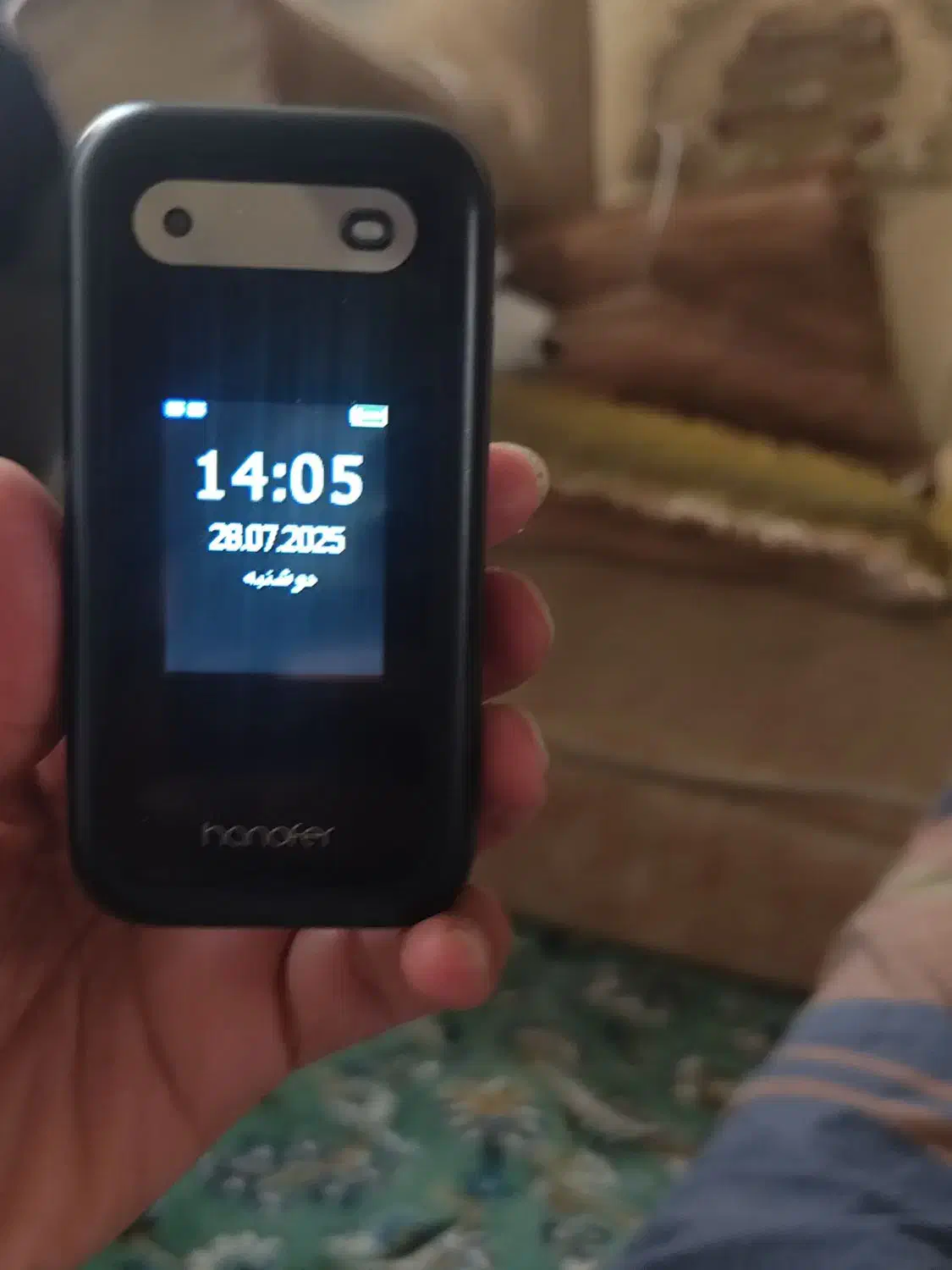 گوشی ساده hanoferتمیز کلا دوهفته استفاده شده|موبایل|تهران, تولید دارو|دیوار