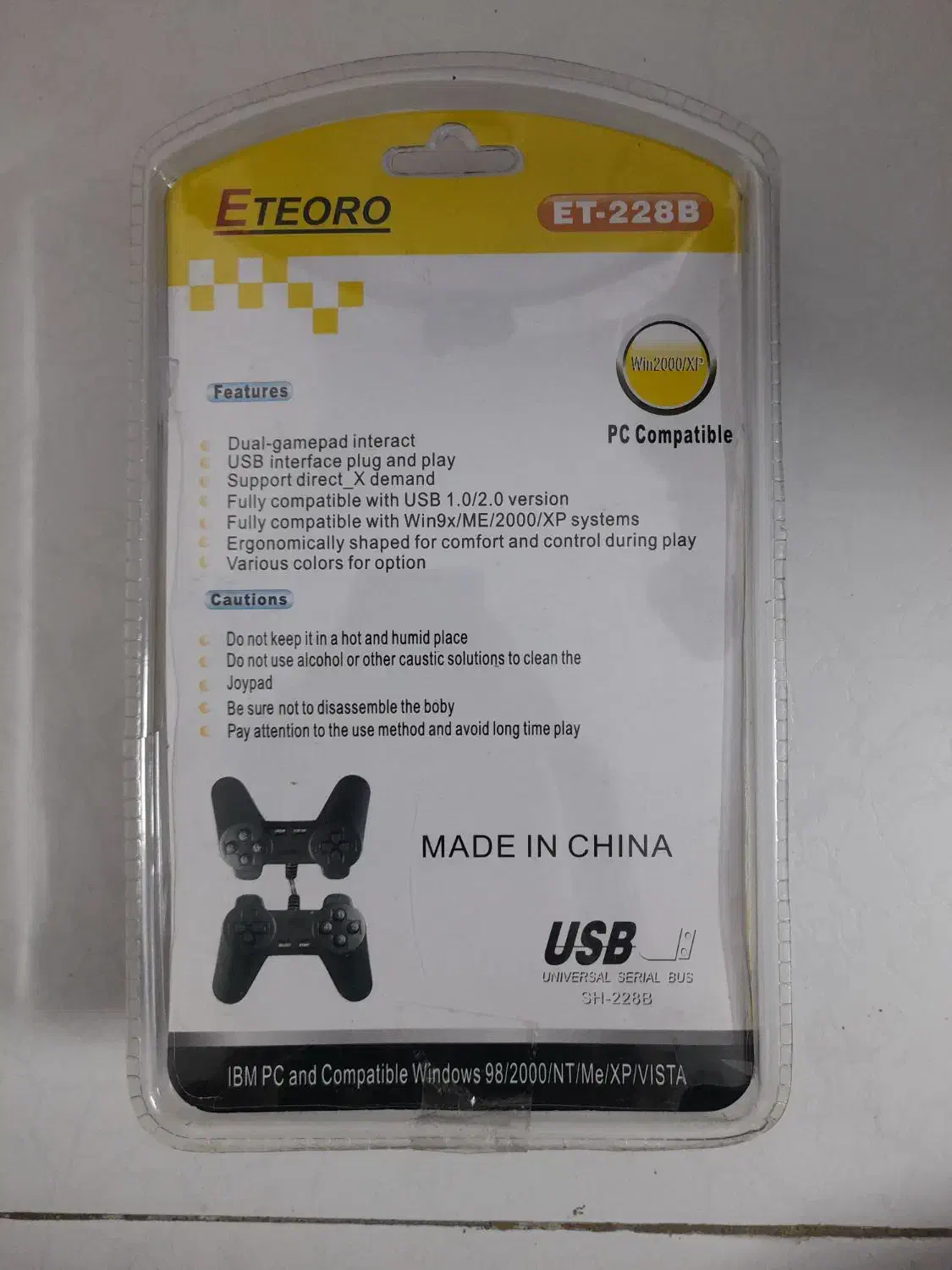 دسته بازی ETEORO ET 228B|کنسول، بازی ویدئویی و آنلاین|تهران, هاشمی|دیوار