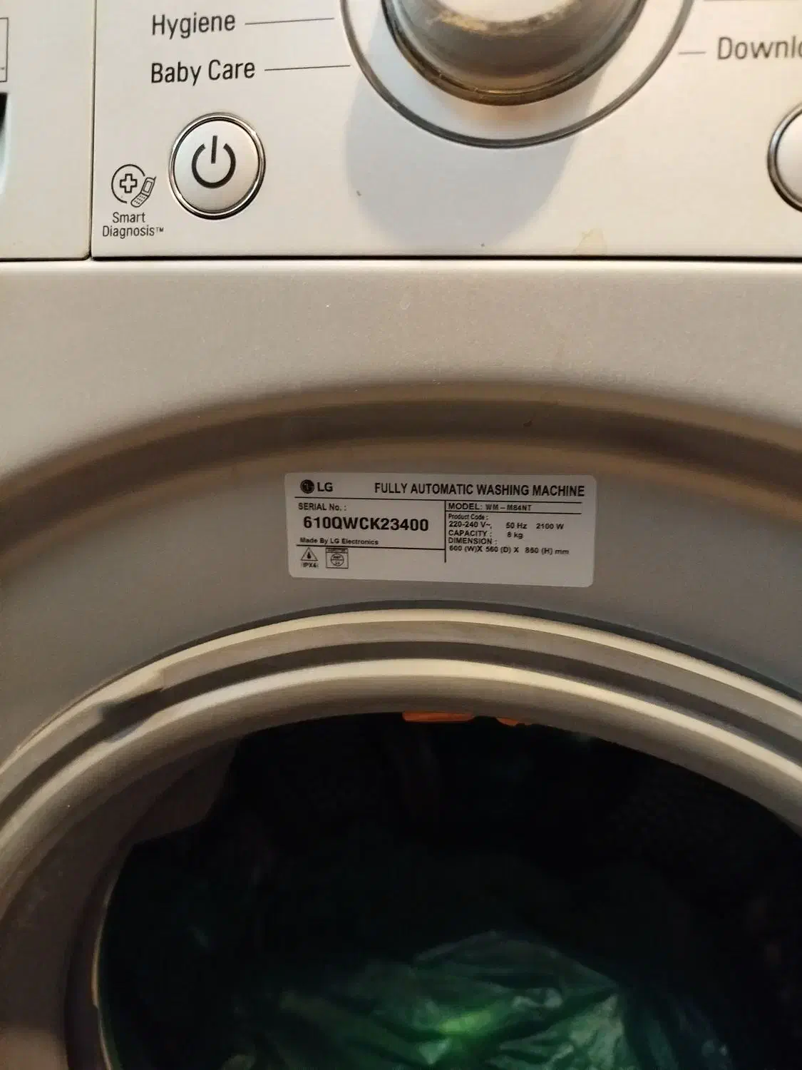 لباسشویی ال جی ۸ کیلویی|ماشین لباسشویی و خشک‌کن لباس|ری, دولت‌آباد|دیوار