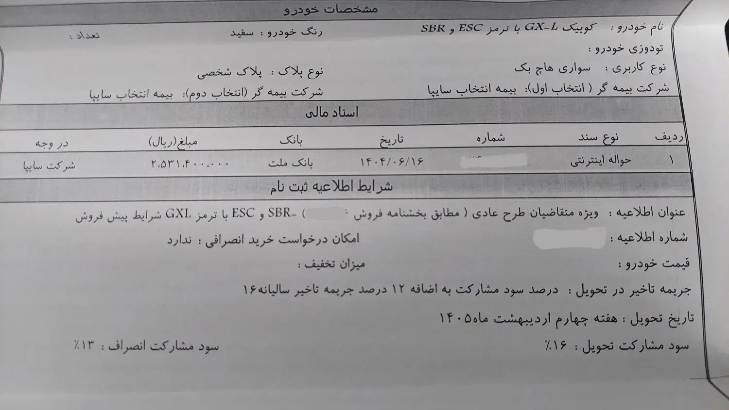 حواله کوییک gxl|خودرو سواری و وانت|تهران, بریانک|دیوار