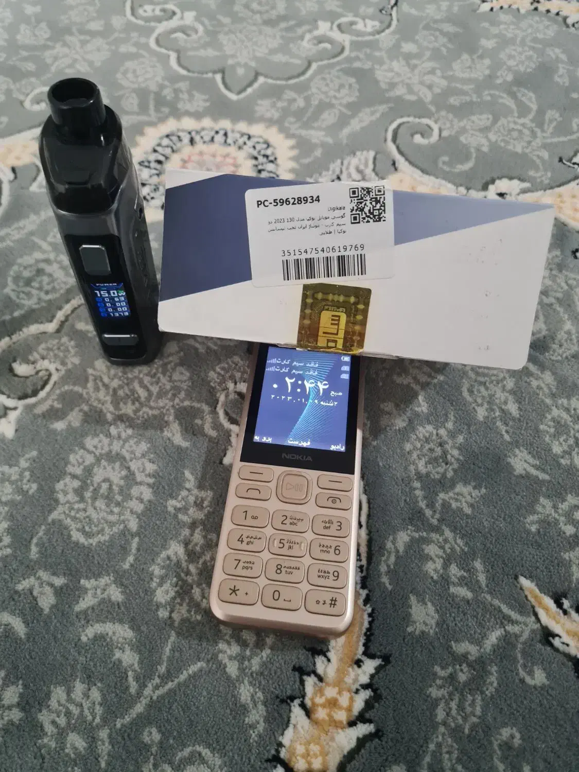 NOKIA130DS&GEEK VAPE B100 KIT|موبایل|شاهرود, |دیوار