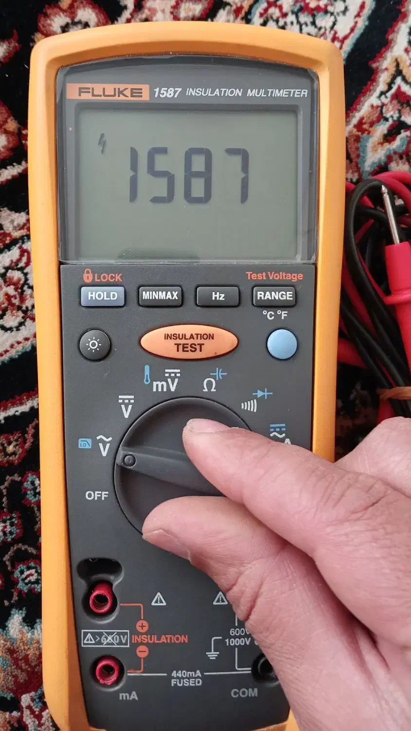 مولتیمتر تسترعایق میگر فلوک fluke 1587|ابزارآلات|ری, دیلمان|دیوار
