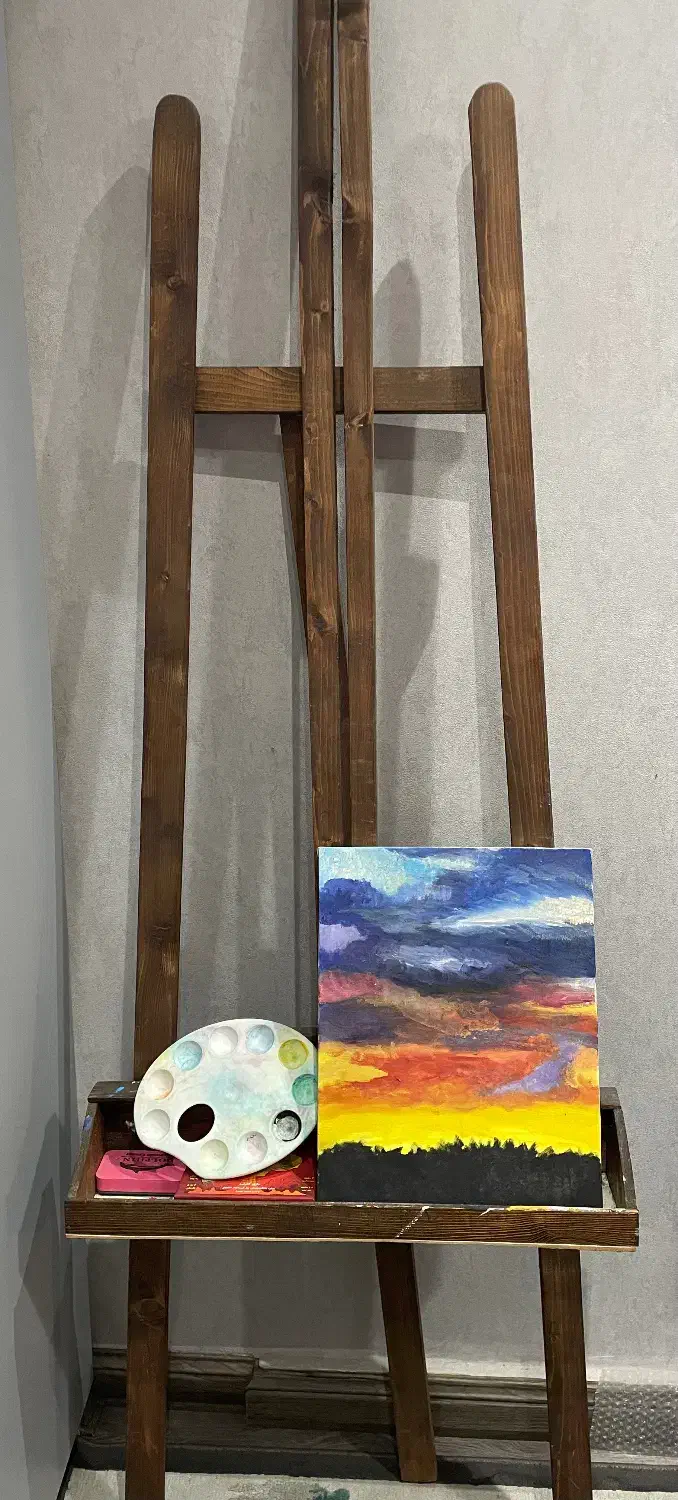 سه پایه نقاشی چوبی|لوازم التحریر|رشت, منظریه|دیوار