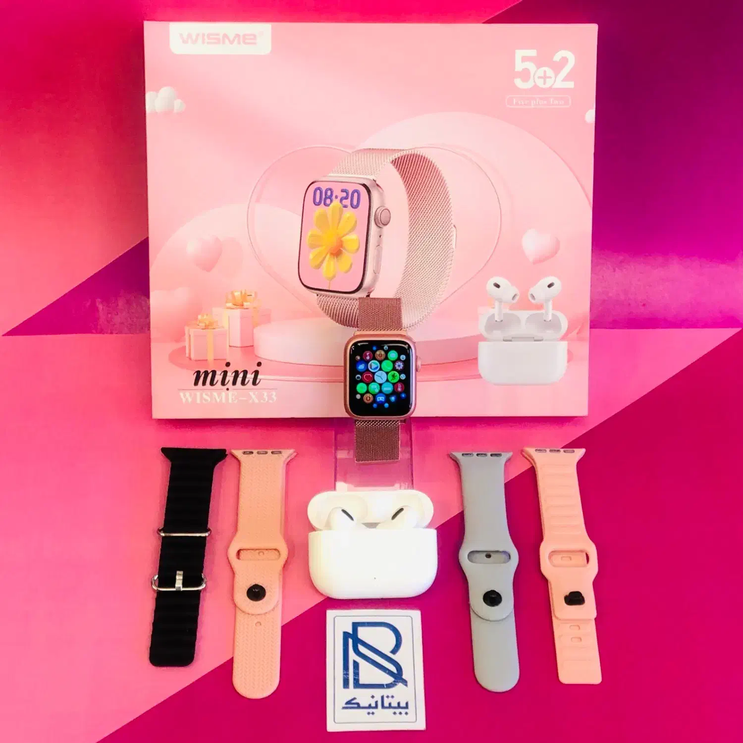 اپل واچ سایز کوچک 38 mm دخترانه با ایرپاد طرح اپل|ساعت|شیراز, رازی|دیوار