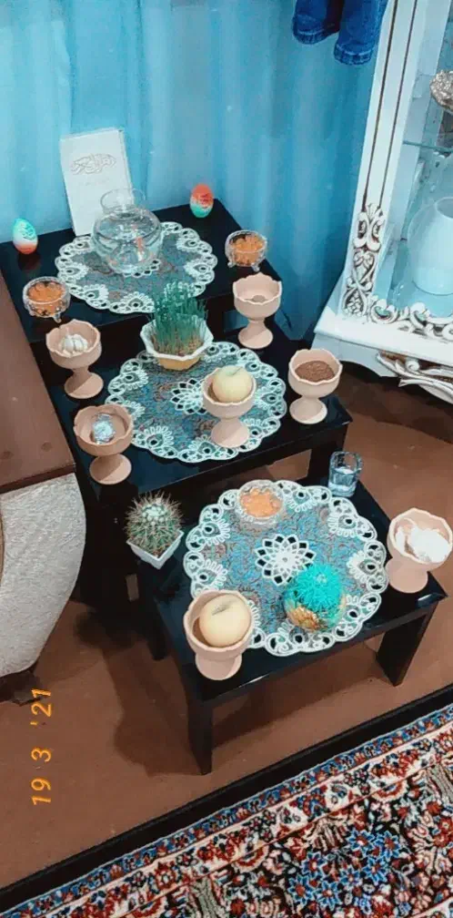 میز جلو مبلی 4 عدد|مبلمان خانگی و میز عسلی|چترود, |دیوار