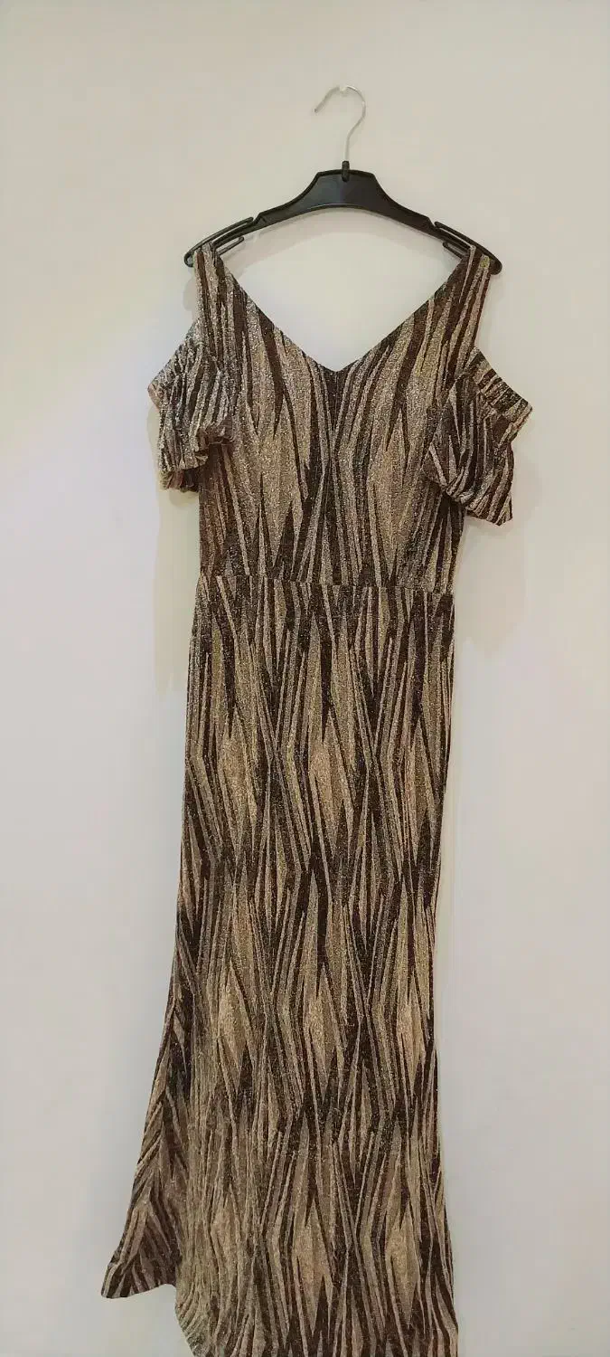 پیراهن مجلسی مدل ماکسی  نوی نو یکبار استفاده نشده|لباس|ساری, |دیوار