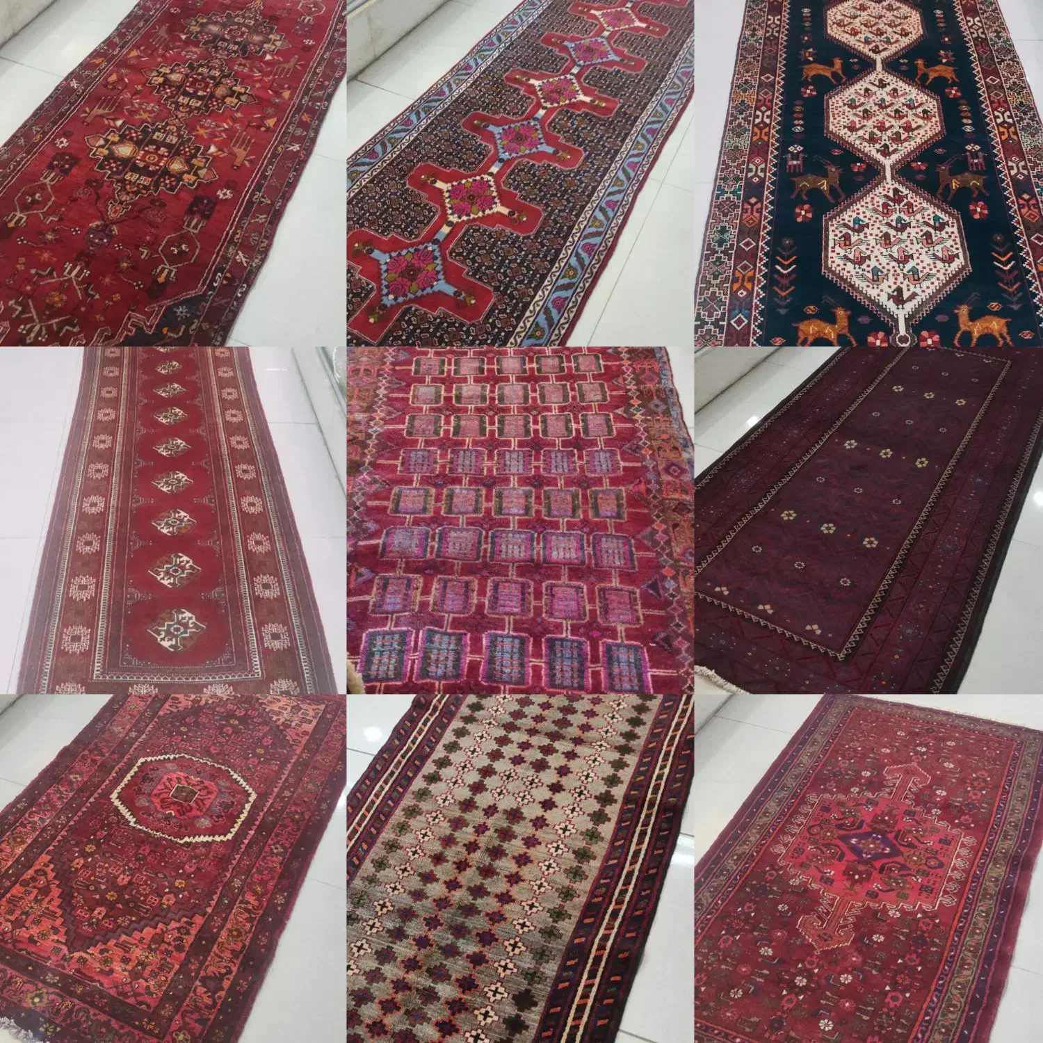 فرش های کناره دستباف|فرش|کرمانشاه, |دیوار