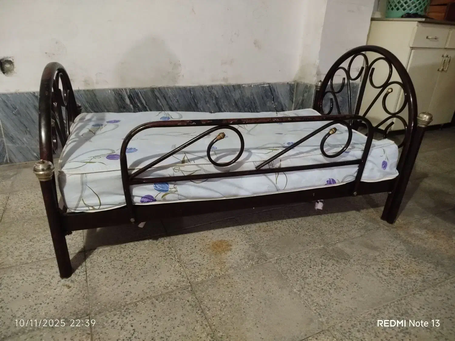 تخت خواب نوجوان با تشک|تخت و سرویس خواب|اردبیل, |دیوار