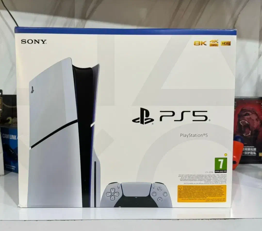 ps5  اسلیم دیسک خور،ریجن اروپا،در حد نو ،دو دسته|کنسول، بازی ویدئویی و آنلاین|تهران, مینابی|دیوار