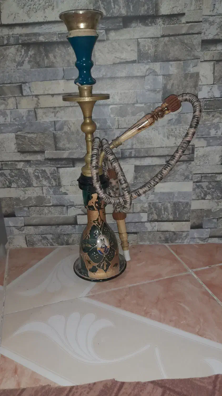 قلیون برنجی سنگین|کلکسیون و سرگرمی|محمدشهر, عباس آباد|دیوار