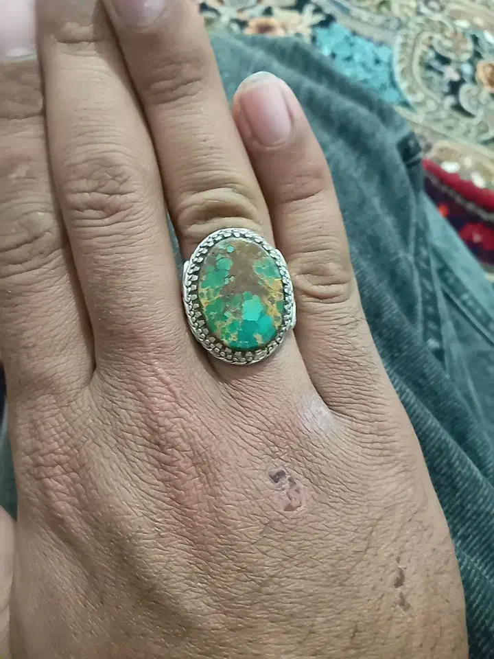 انگشتر فیروزه|کلکسیون اشیاء عتیقه|ابهر, |دیوار