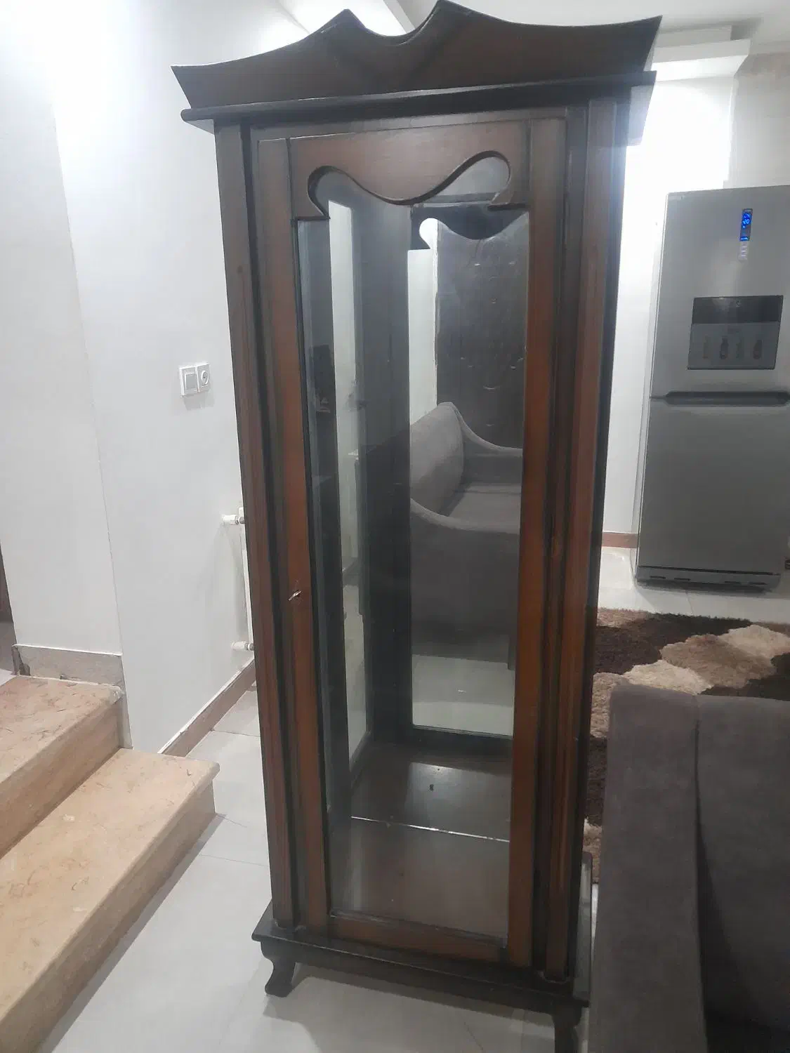 بوفه چوبی تمیز قیمت مناسب|بوفه، ویترین، کنسول|لنگرود, |دیوار