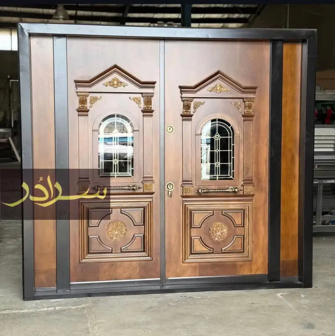 درب ضد سرقت دو لنگه پنجره upvc دوجداره،نرده کدP021|مصالح و تجهیزات ساختمان|چمستان, |دیوار