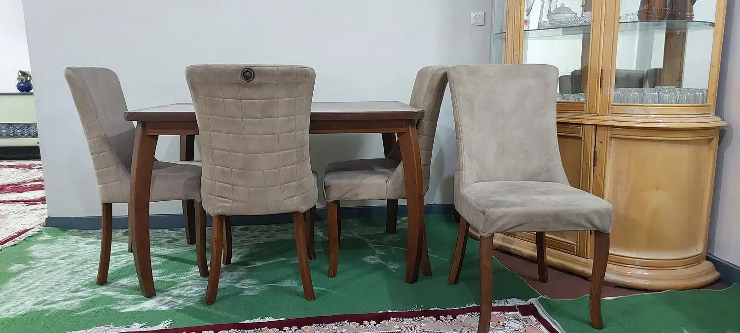 میز و صندلی ناهارخوری چهار نفره.|میز و صندلی غذاخوری|کرج, شهرک دریا|دیوار
