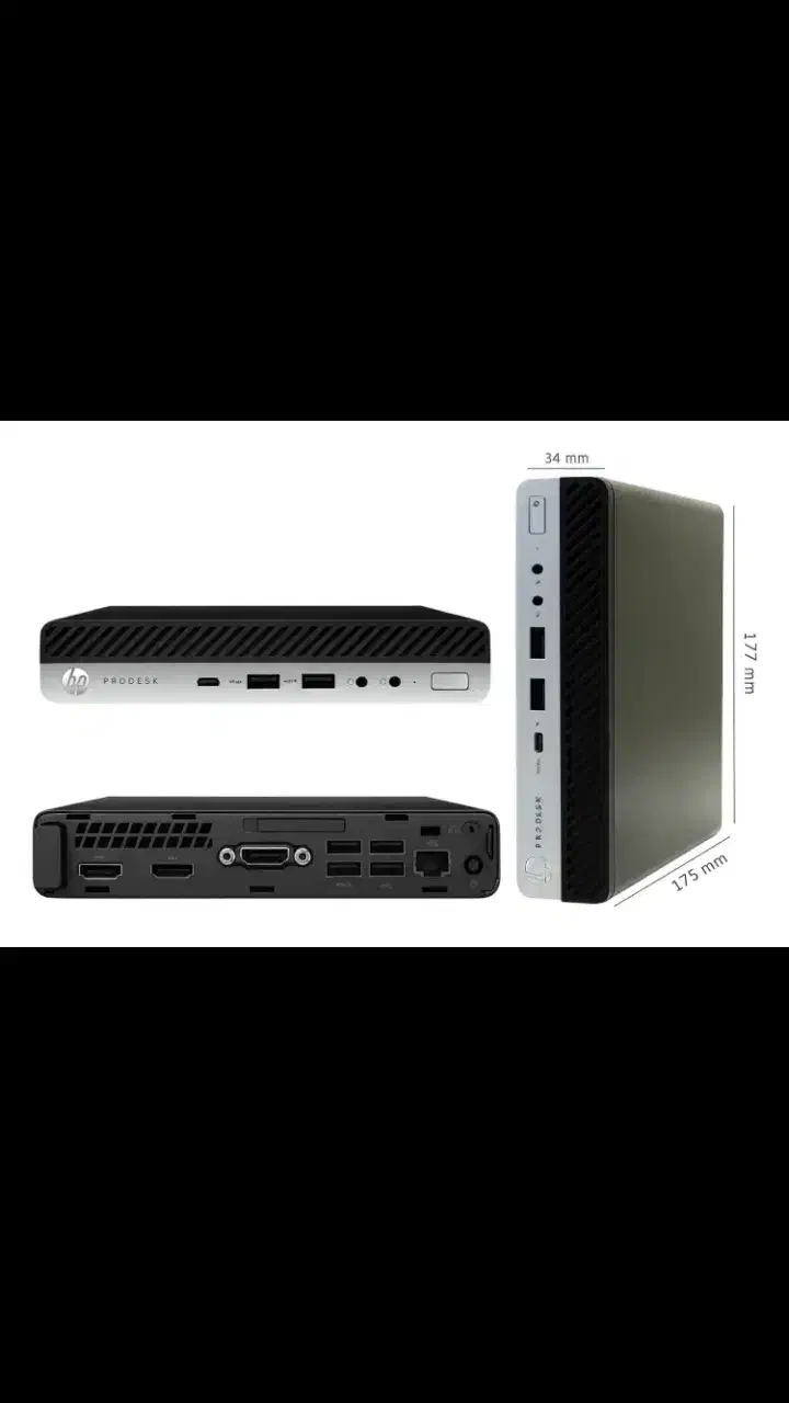 مینی کیس HP tiny 705  g5|رایانه رومیزی|سنندج, |دیوار