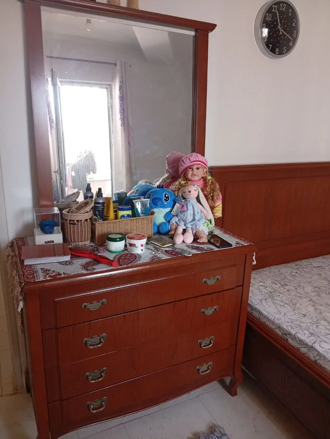 تخت دونفره نو نو با خوشخواب|تخت و سرویس خواب|پرند, فاز ۶|دیوار