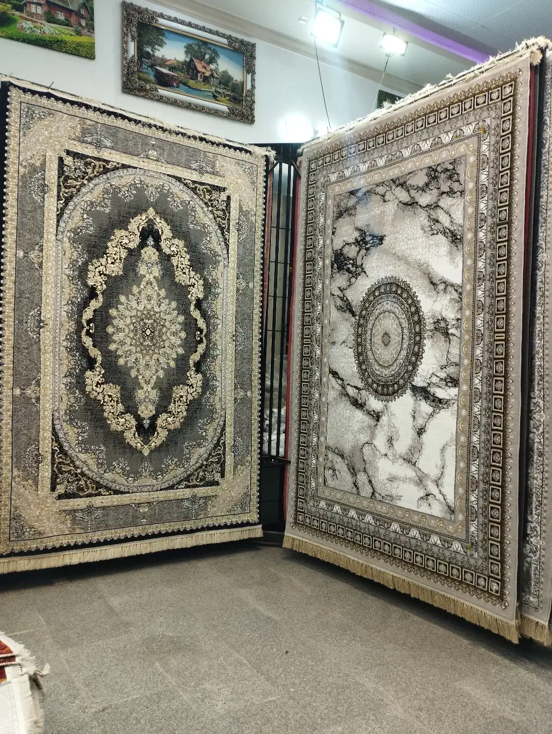 فرش کرلی|فرش|سلماس, |دیوار