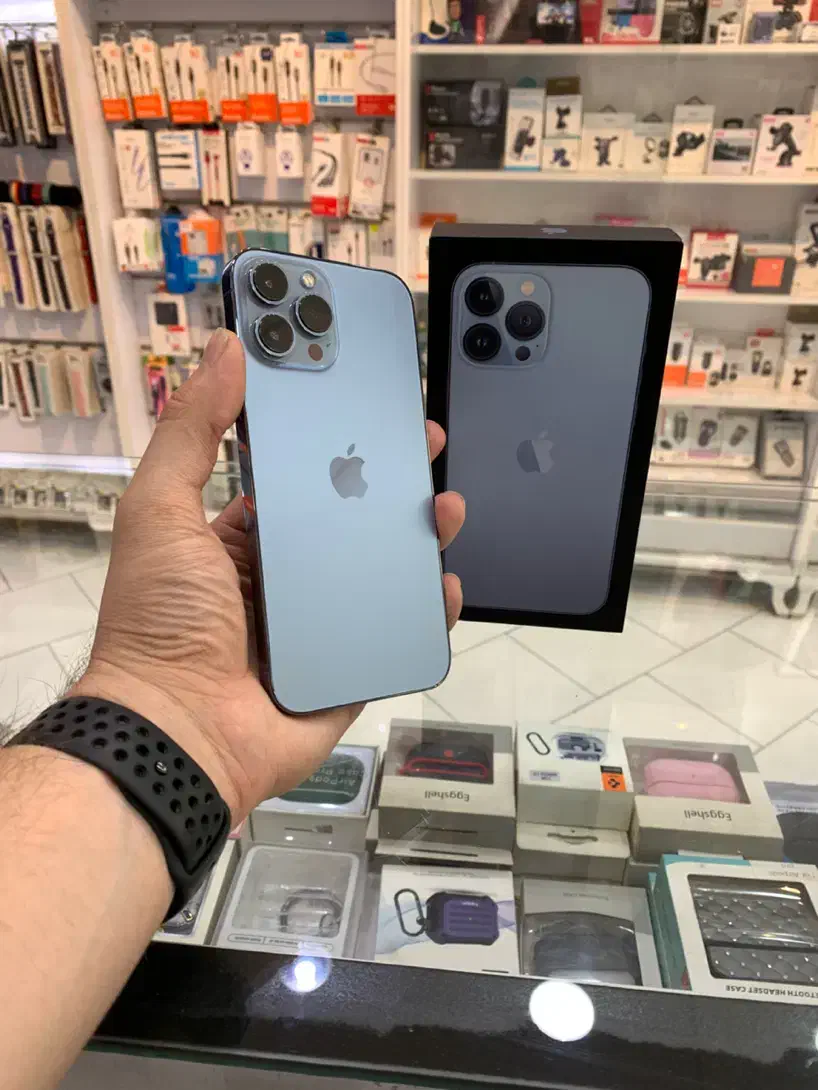 ایفون ۱۳پرومکس در حد نو واقعی|موبایل|کرج, گوهردشت|دیوار