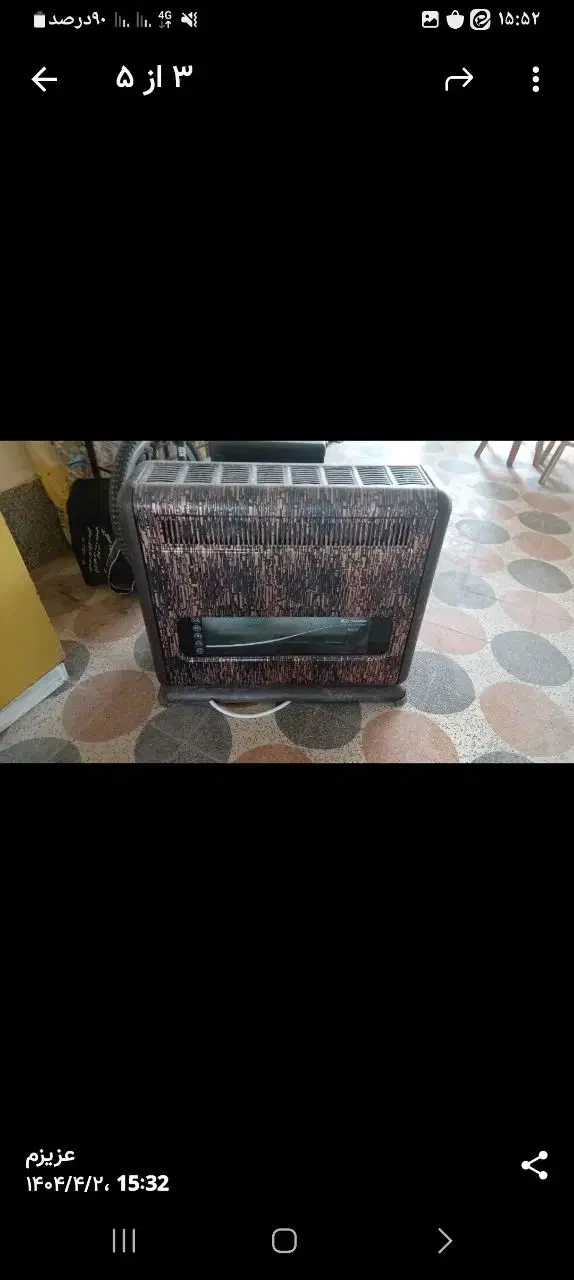 بخاری گازی ۱۴۰۰۰ سالم|بخاری، هیتر، شومینه|آمل, |دیوار