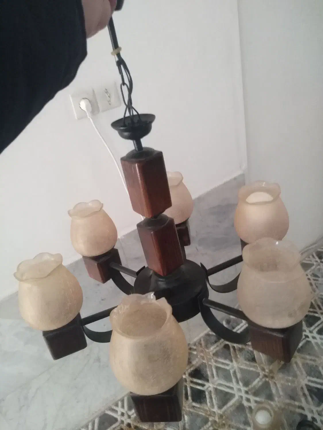 لوستر|لوستر و چراغ آویز|سنندج, |دیوار