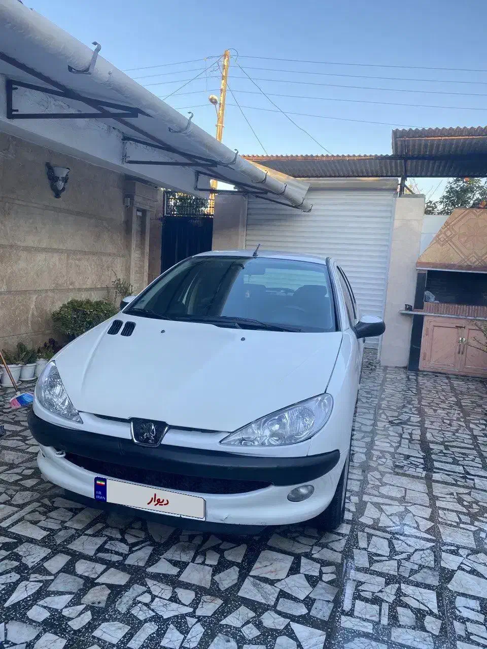 206 تیپ دو سفید مدل 89|خودرو سواری و وانت|قائمشهر, |دیوار