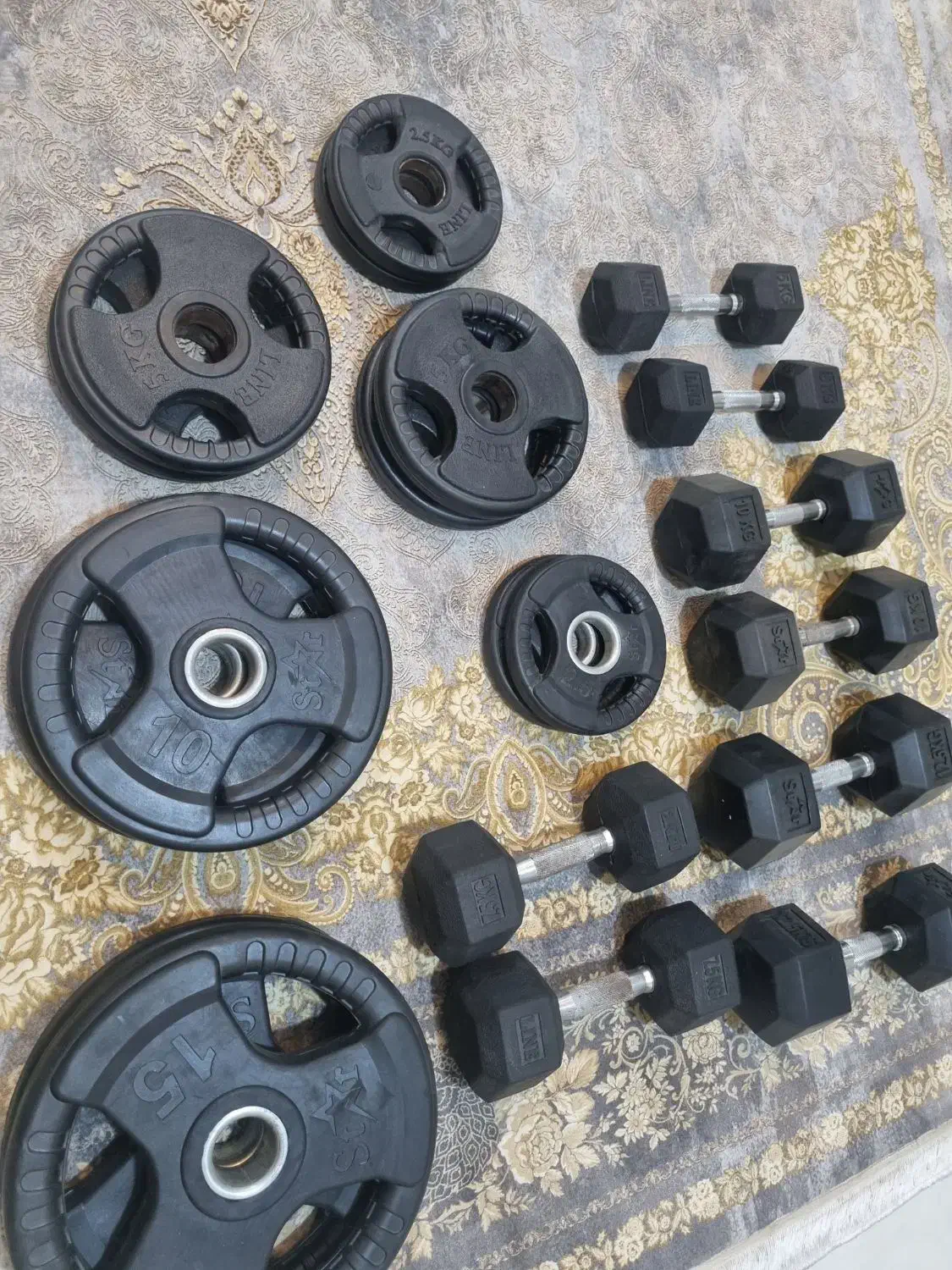 دمبل و صفحه|تجهیزات ورزشی|اهواز, پردیس|دیوار