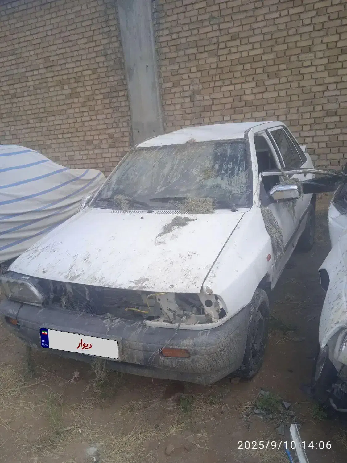 ماشین پرایدسفید|خودرو سواری و وانت|ازنا, |دیوار