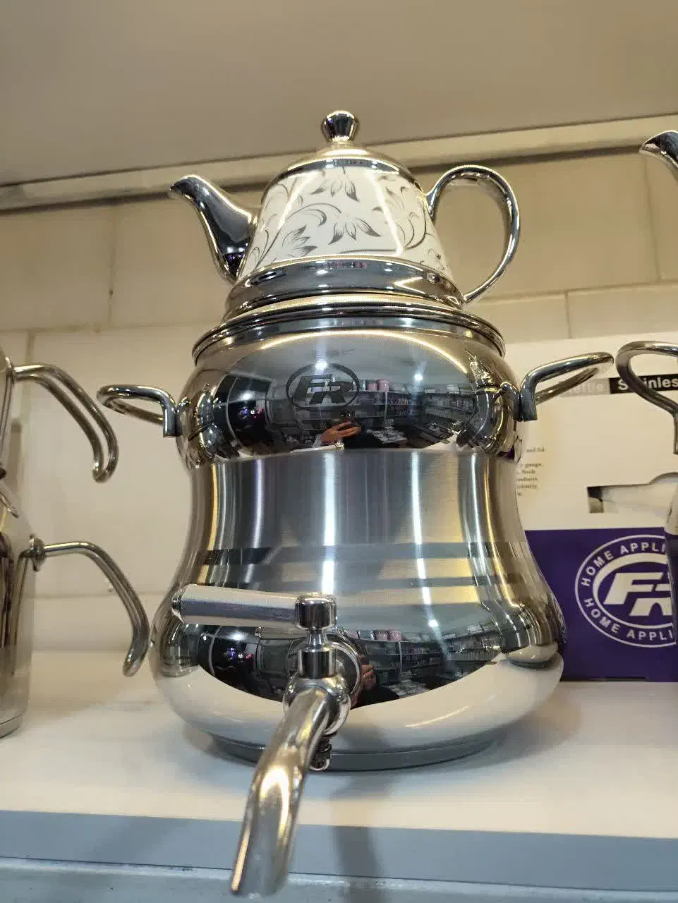 کتری قوری شیر دار اف ار|قوری، کتری، قهوهساز دستی|قم, علی آباد|دیوار