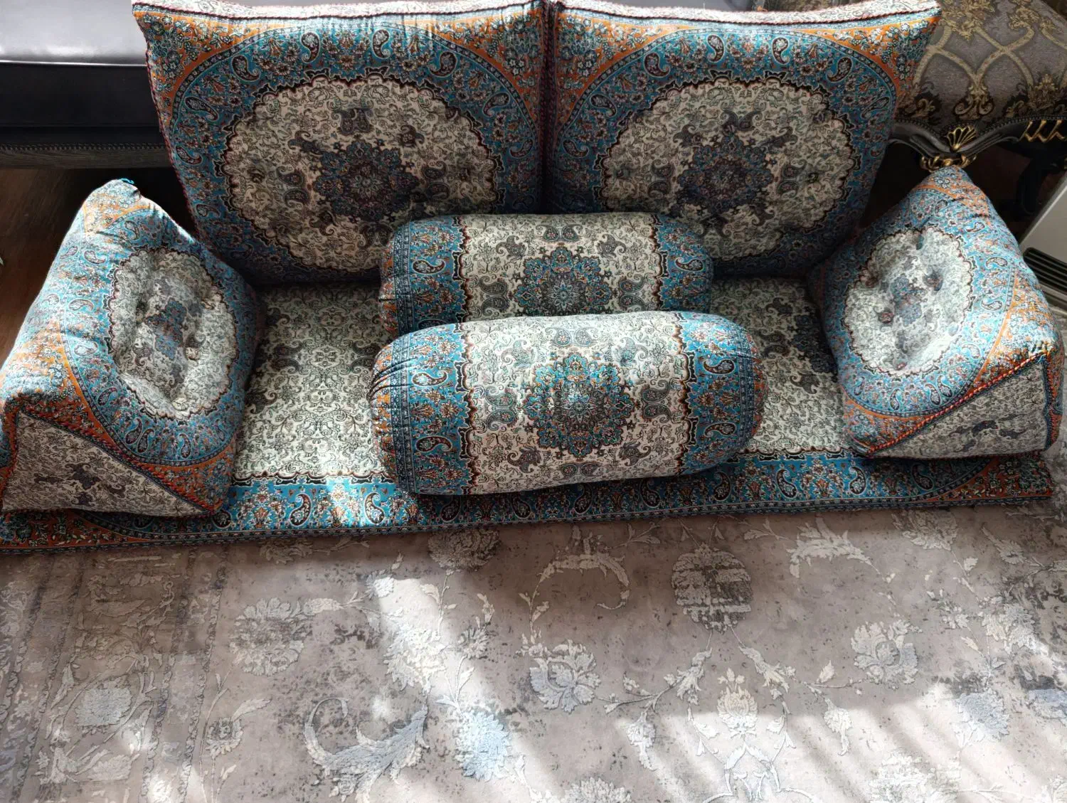 ست هفت تیکه پشتی مدل شاه نشین|پشتی|مشهد, بهاران|دیوار