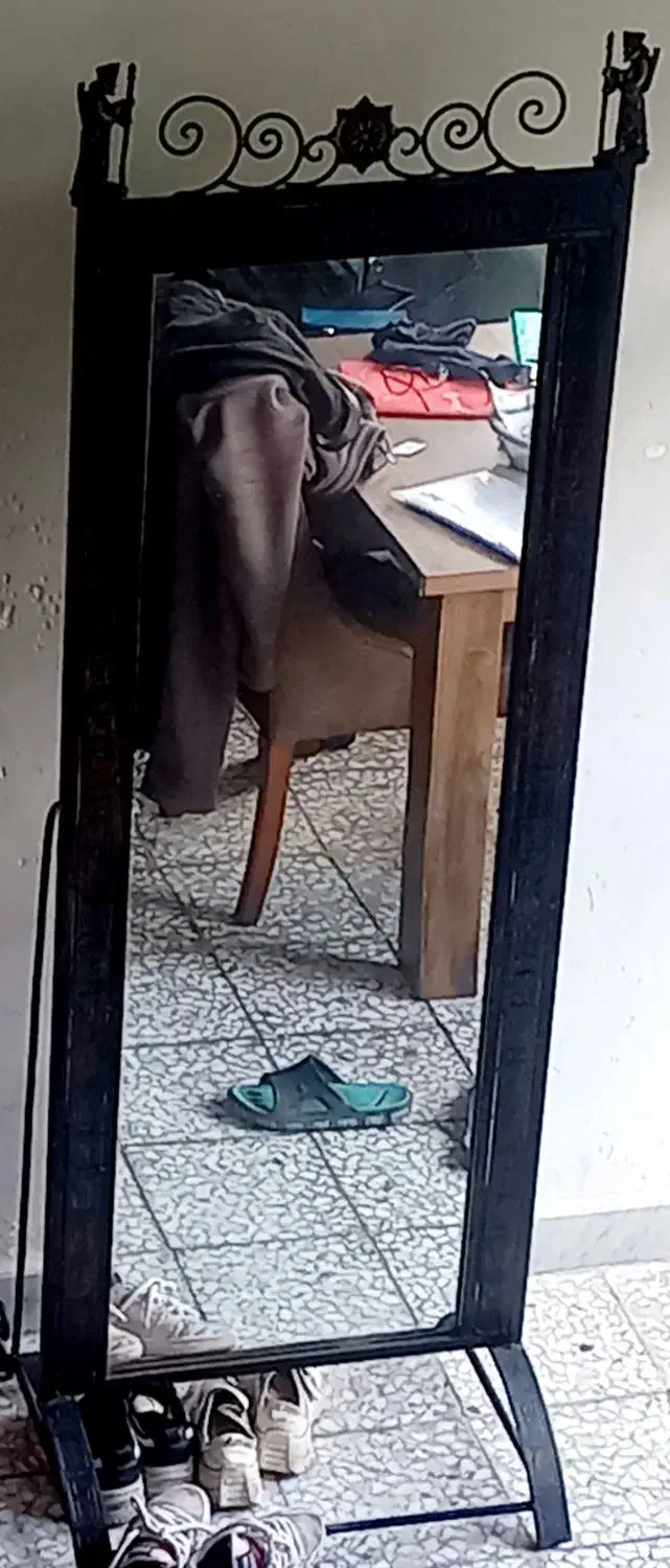 اینه قدی بسیار شیک|آینه|خمام, |دیوار