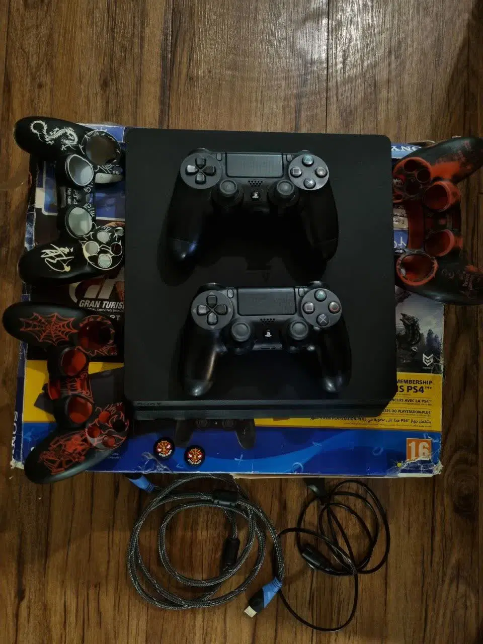 ps4 slim دو دسته ۵۰۰|کنسول، بازی ویدئویی و آنلاین|تهران, شهرک یاس|دیوار