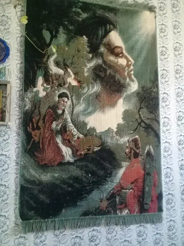 تابلو فرش ماشینی یک متری امام رضا|تابلو فرش|کرمانشاه, |دیوار