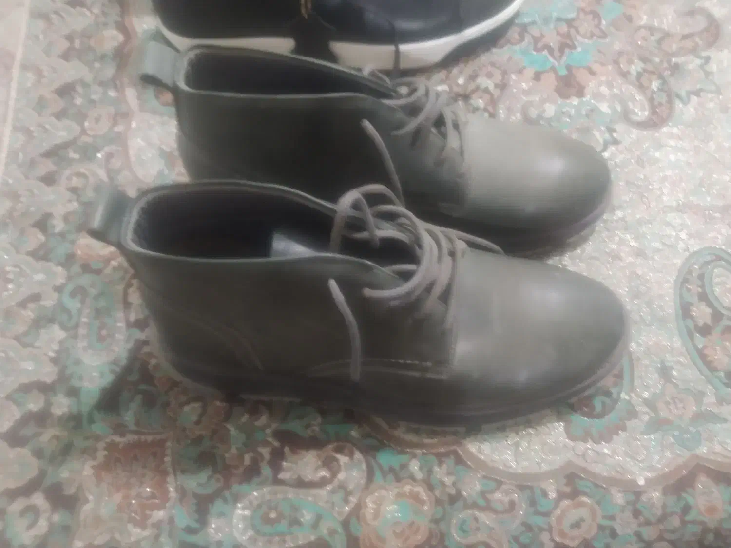 کفش چرم نو نیم بوت|کیف، کفش، کمربند|شاهین‌شهر, نظامی|دیوار