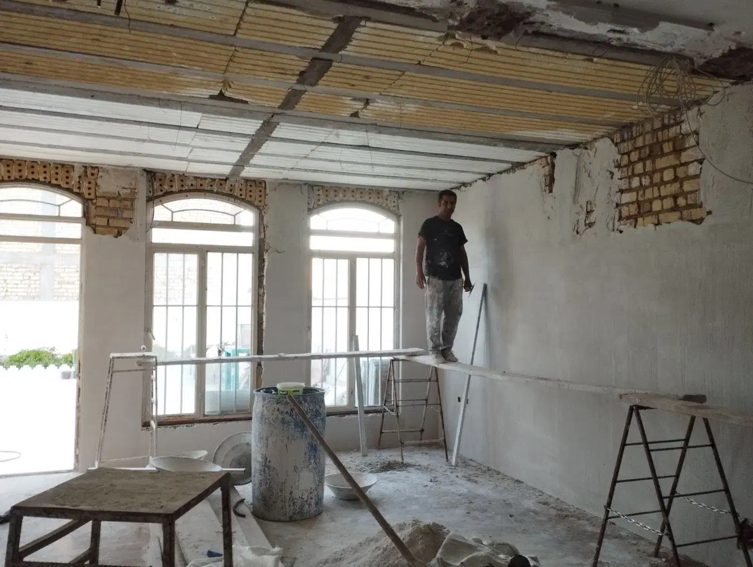 بازسازی وتعمیرات ساختمان.گچ کناف نقاشی|خدمات پیشه و مهارت|مرودشت, علی‌آباد‎|دیوار