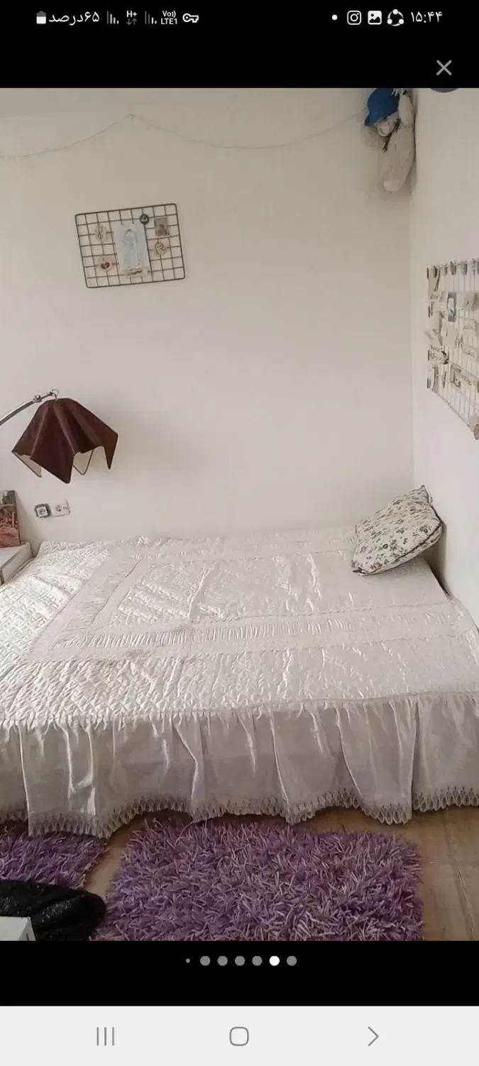 تخت دونفره باتشک درحدنو|تخت و سرویس خواب|تویسرکان, |دیوار