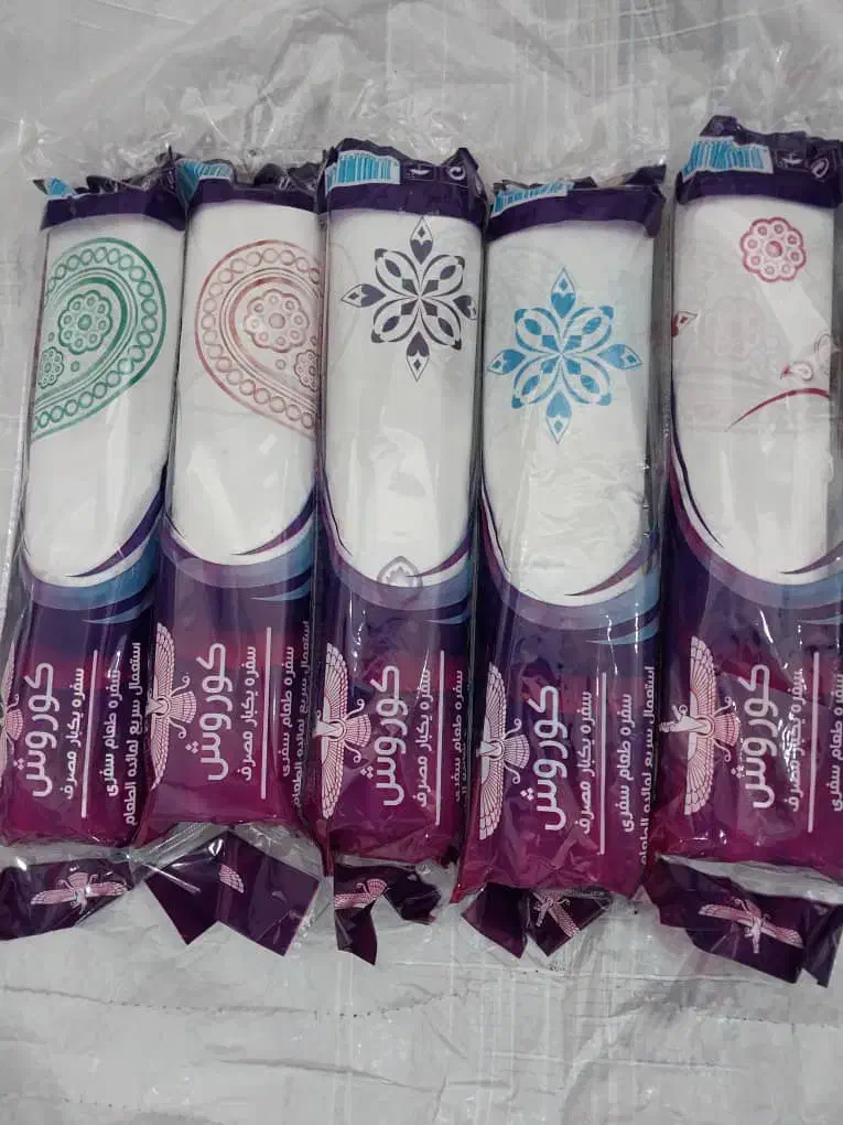 سفره یکبار مصرف|سفره، حوله، دستمال آشپزخانه|لاهیجان, شیشه گران|دیوار